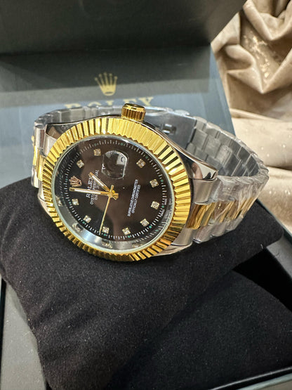 Rolex Black Dial Timepiece: Luxury and Style
